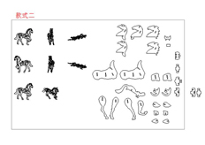 線(xiàn)切割十二生肖合集圖紙,線(xiàn)切割圖紙免費下載