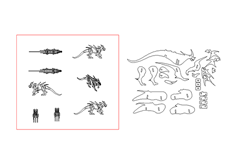 線(xiàn)切3D-東方龍,線(xiàn)切割圖紙免費下載