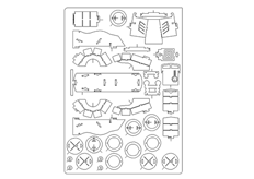 線(xiàn)切3D-古董車(chē),線(xiàn)切割圖紙免費下載
