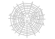 線(xiàn)切割2D-蜘蛛網(wǎng),線(xiàn)切割圖紙免費下載