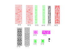 線(xiàn)切割2D-多款屏風(fēng)5,線(xiàn)切割圖紙免費下載