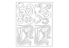 線(xiàn)切割3D-昆蟲(chóng)3,線(xiàn)切割圖紙免費下載