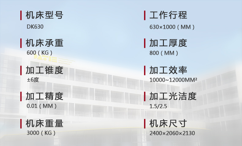 DK630技術(shù)參數